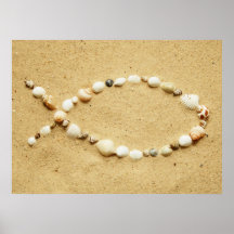 Seashell Ichthys Poster
