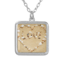 Seashell Love Heart Custom Necklace