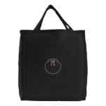 Seashell Monogram Embroidered Bag