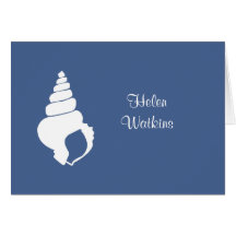 Seashell Note Card  (#FOLD 013)