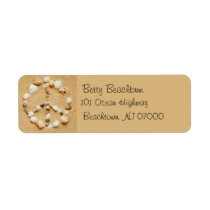 Seashell Peace Sign Address Labels