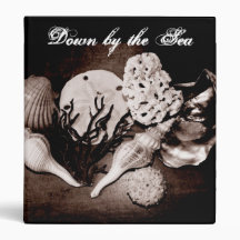 Seashell Photo Album Vinyl Binders