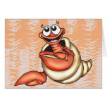 Seashell Sea Creature Greeting Card