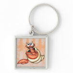 Seashell Sea Creature Keychain