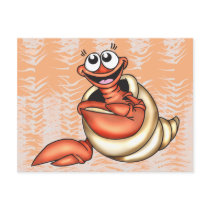 Seashell Sea Creature Post Card