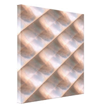 Seashell Stripes Stretched Canvas Prints