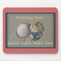 Seashells Greetings From IBSP Seaside Park NJ Mouse Pad
