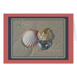 Seashells Happy Birthday Coordinating Items Card