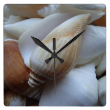 seashells wallclocks
