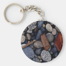 Seashore beach stones keychains