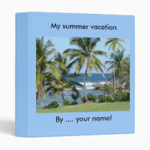Seaside beach binder