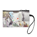 Seaside Fashion Collage Coin Purse