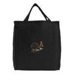 Seaside Monogram Embroidered Bag