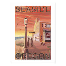 Seaside, OregonAquarium View Post Card