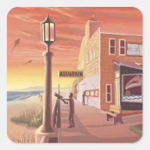 Seaside, OregonAquarium View Stickers