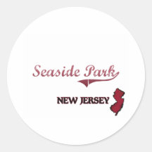 Seaside Park New Jersey City Classic Sticker