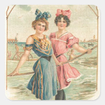 Seaside Postcard Stickers