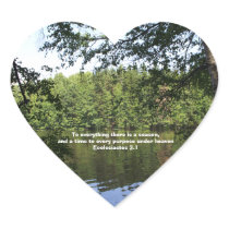 Season Ecclesiastes Heart Name Gift Tag Bookplate
