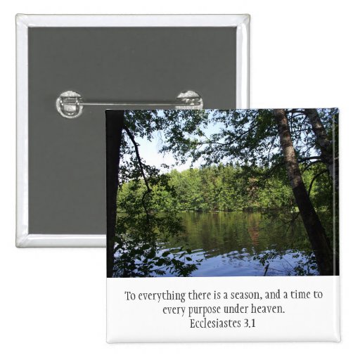 Season Ecclesiastes Lake Forest Badge Name Tag Buttons