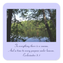 Season Ecclesiastes Name Gift Tag Bookplate