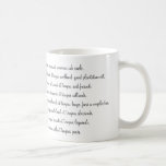 Season Latin Ecclesiastes Cup Drinks Glass Coffee Mug