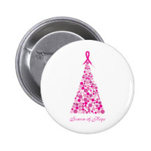 Season of Hope - Breast Cancer Pinback Button