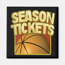 Season Tickets Fridge Magnet