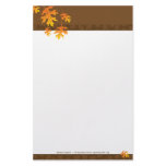 SEASONAL NOTEPAPER :: mache leaves 2 stationery