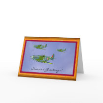 Seasonal Spitfire Greetings Card...
