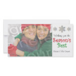 Season's Best Customizable Photo Card