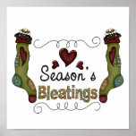 seasons bleatings greetings sheep posters