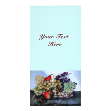 SEASON'S FRUITS 1 - GRAPES AND PEARS PICTURE CARD