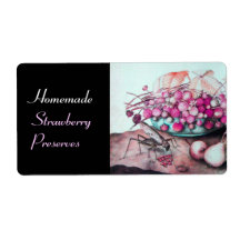SEASON'S FRUITS 3 / STRAWBERRIES AND PEARS SHIPPING LABELS