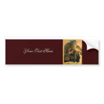 SEASON'S FRUITS -PROSPERITY brown yellow green Bumper Stickers