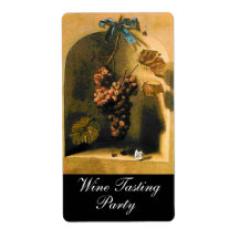 SEASON'S FRUITS -PROSPERITY brown yellow green Personalized Shipping Labels