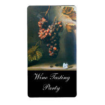 SEASON'S FRUITS -PROSPERITY brown yellow green Personalized Shipping Label