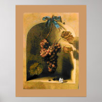 SEASON'S FRUITS -PROSPERITY yellow brown Print