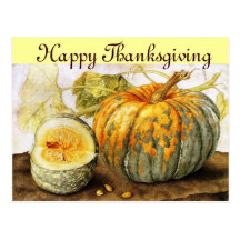 SEASON'S FRUITS / PUMPKINS POST CARDS
