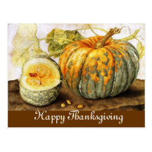 SEASON'S FRUITS / PUMPKINS POSTCARDS