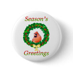 Season's Greetings Pin