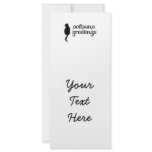 Season's Greetings Cat Silhouette Full Color Rack Card
