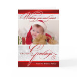 Season's Greetings Christmas Cards with Photo