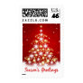 Season's Greetings Christmas Tree Postage