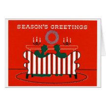 Seasons Greetings from both of us Card