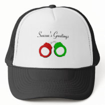 Season's Greetings (Handcuffs) Mesh Hat