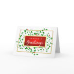 Season's Greetings Holiday Card