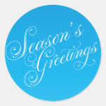 Season's Greetings Label stickers