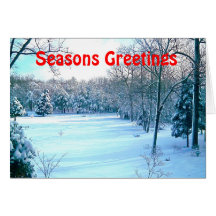 Seasons Greetings Note Card