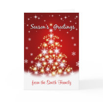 Season's Greetings -  Personalized Christmas Cards