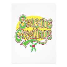 Seasons Greetings Personalized Invitation